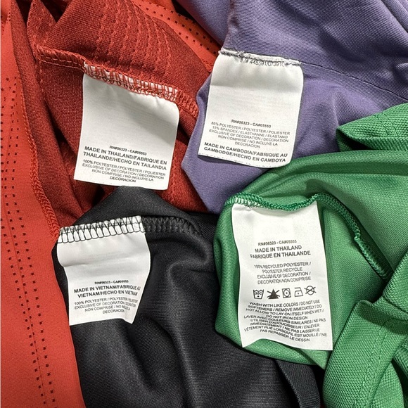 Lot of 4 Nike golf Men’s polo shirts stripped/solid size Medium shorts sleeves - Picture 9 of 16